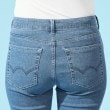 エドウイン(EDWIN)の【EDWIN LADIES】 ジャージーズ COOL イージースリムデニムパンツ【涼】46