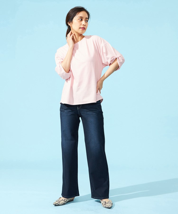 エドウイン(EDWIN)の【EDWIN LADIES】 ジャージーズ COOL ワイドデニムパンツ【涼】17