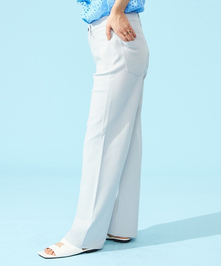 エドウイン(EDWIN)の【EDWIN LADIES】 ジャージーズ COOL ワイドデニムパンツ【涼】21