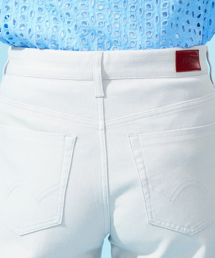エドウイン(EDWIN)の【EDWIN LADIES】 ジャージーズ COOL ワイドデニムパンツ【涼】25