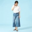 エドウイン(EDWIN)の【C17】 ガウチョデニムパンツ35