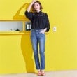 エドウイン(EDWIN)の【EDWIN LADIES】 JERSEYS COOL スリムストレートデニムパンツ【涼】18