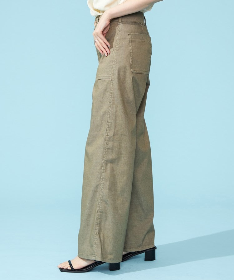 SOMETHING】 SUMMER COOL 涼しいワイドベーカーデニムパンツ【涼 SOMETHING】 SUMMER COOL 涼しいワイドベーカーデニムパンツ【涼