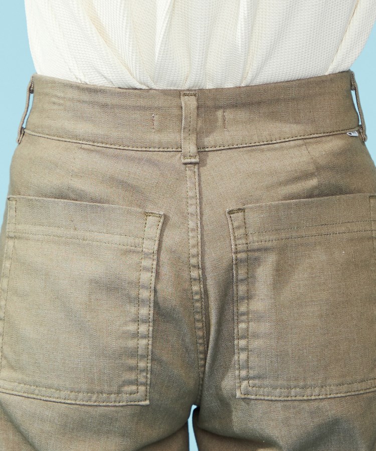 SOMETHING】 SUMMER COOL 涼しいワイドベーカーデニムパンツ【涼 SOMETHING】 SUMMER COOL 涼しいワイドベーカーデニムパンツ【涼