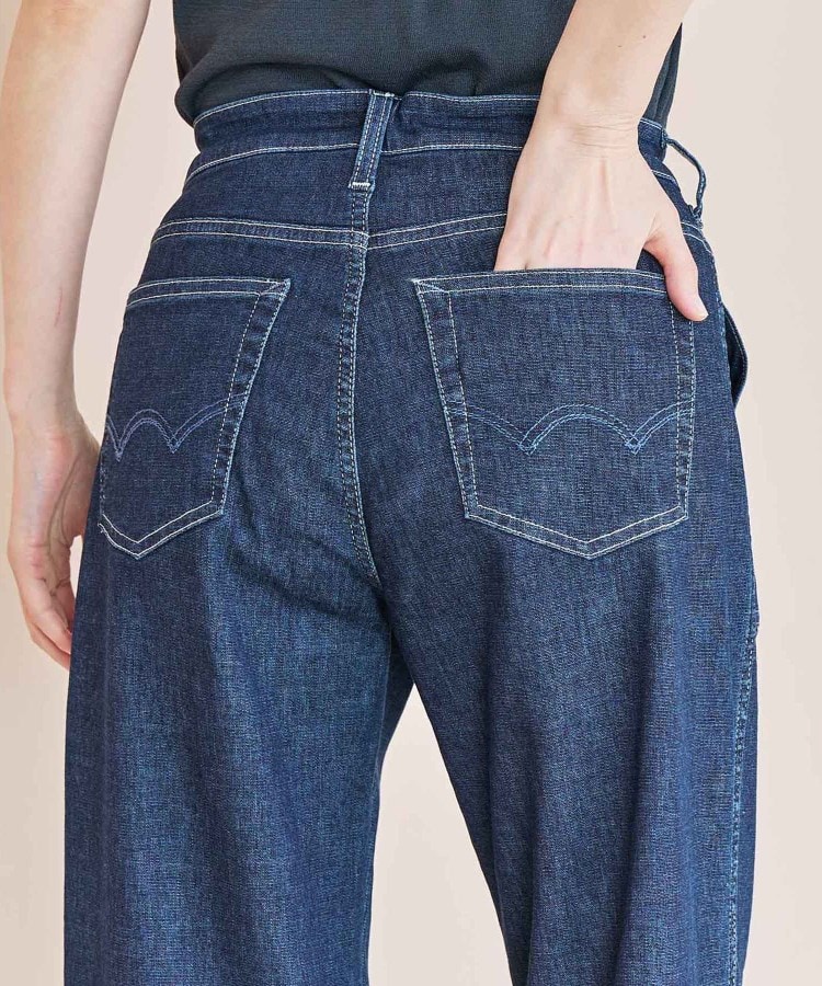 エドウイン(EDWIN)の【EDWIN LADIES】 ジャージーズ COOLイージーベイカーワイドデニムパンツ【涼】7