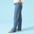 エドウイン(EDWIN)の【EDWIN LADIES】 ジャージーズ COOLイージーベイカーワイドデニムパンツ【涼】37