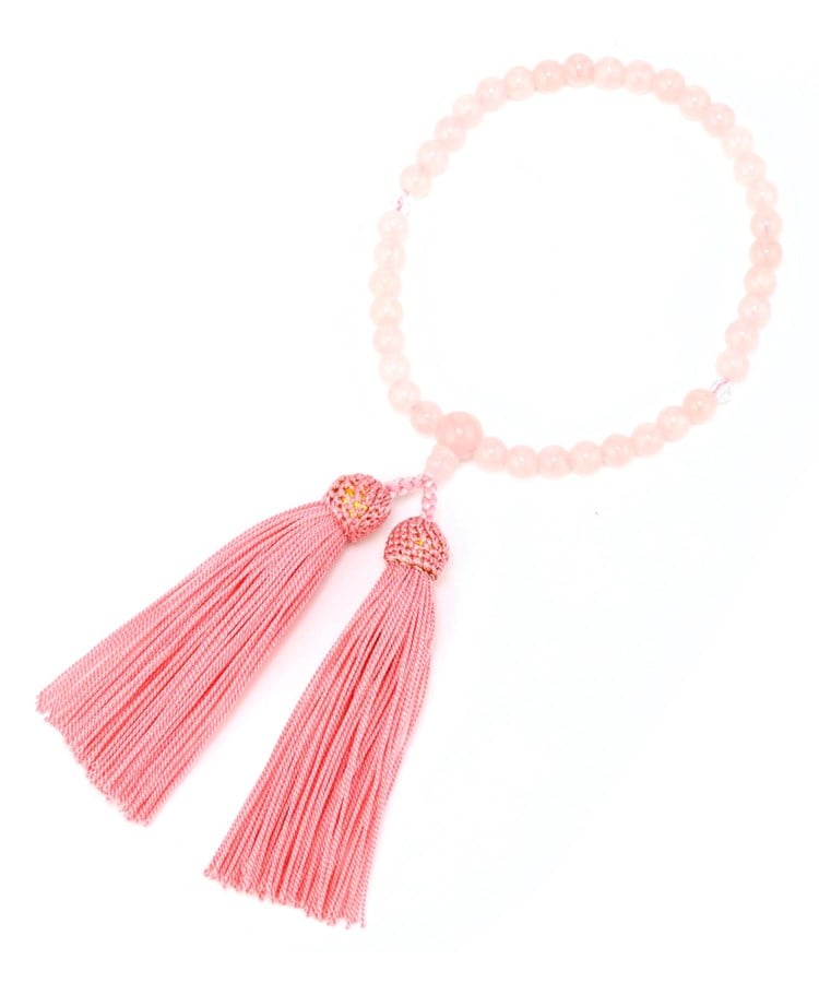 アンカーウーマン(ANCHOR WOMAN)の数珠【フォーマル/片手】 ピンク(072)