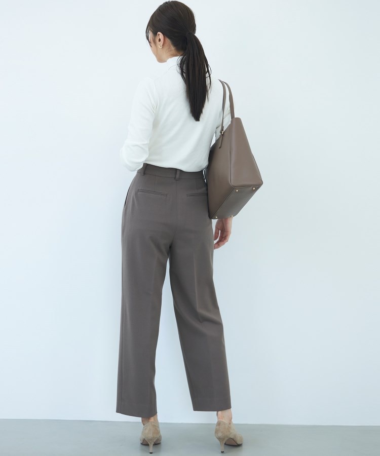 S~L】ウール ツータック ストレートパンツ【セット着用可 S~L】ウール ツータック ストレートパンツ【セット着用可