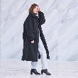 アンカーウーマン(ANCHOR WOMAN)の【M～L】KAPOKスタンドカラーロングコート【ハンドウォッシュ/2WAYストレッチ】1