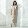 アンカーウーマン(ANCHOR WOMAN)の【M～L】麻調　キャメル　前後２ＷＡＹ　ロングタイトスカート【ウォッシャブル/洗える】【セット着用可】5