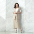 アンカーウーマン(ANCHOR WOMAN)の【M～L】麻調　キャメル　前後２ＷＡＹ　ロングタイトスカート【ウォッシャブル/洗える】【セット着用可】9