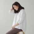 アンカーウーマン(ANCHOR WOMAN)の【洗える／S～LL】透けないクルーネックカットソー長袖【ストレッチ／UVカット】5
