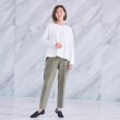 アンカーウーマン(ANCHOR WOMAN)の【洗える／S～LL】透けないクルーネックカットソー長袖【ストレッチ／UVカット】18