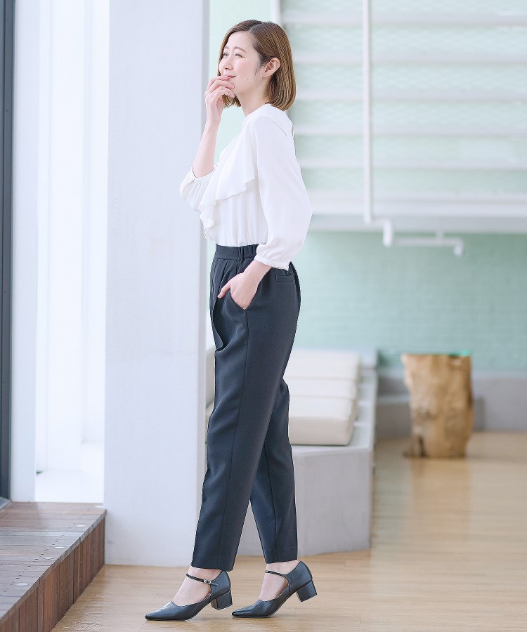 アンカーウーマン(ANCHOR WOMAN)の【2点セット】Aラインジャケット＆テーパードパンツ【通勤／セレモニー／入卒】7