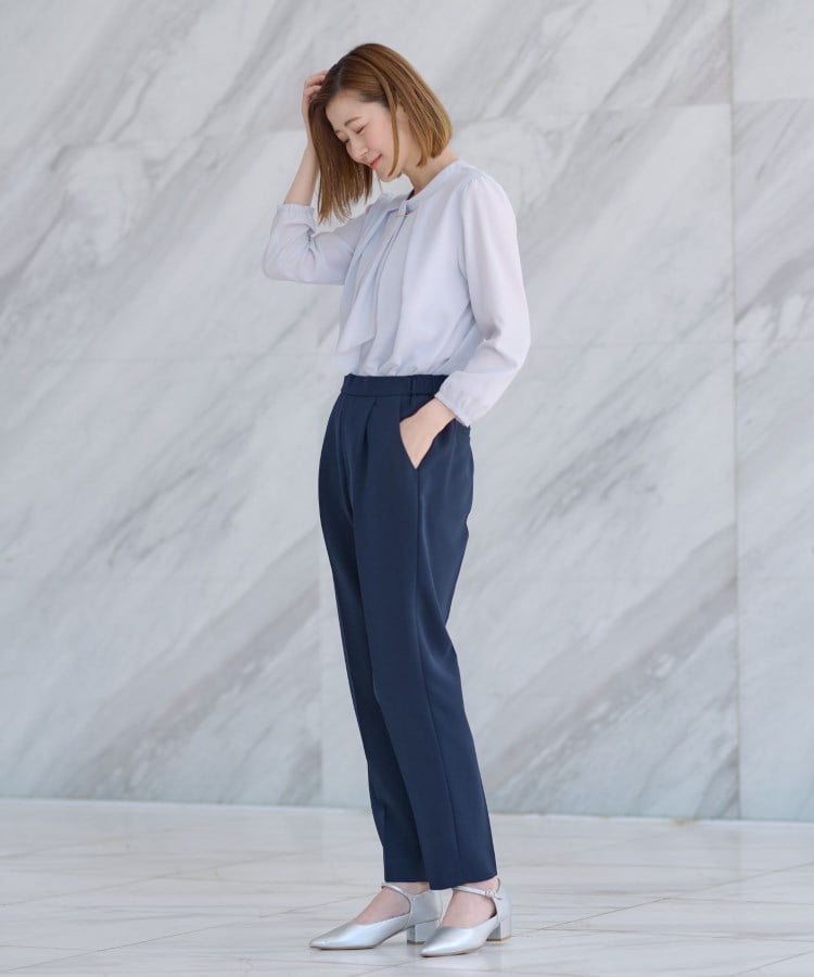 アンカーウーマン(ANCHOR WOMAN)の【2点セット】Aラインジャケット＆テーパードパンツ【通勤／セレモニー／入卒】21