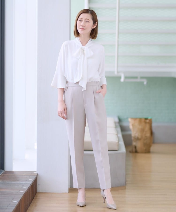 アンカーウーマン(ANCHOR WOMAN)の【2点セット】Aラインジャケット＆テーパードパンツ【通勤／セレモニー／入卒】54
