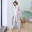 アンカーウーマン(ANCHOR WOMAN)の【2点セット】Aラインジャケット＆テーパードパンツ【通勤／セレモニー／入卒】52