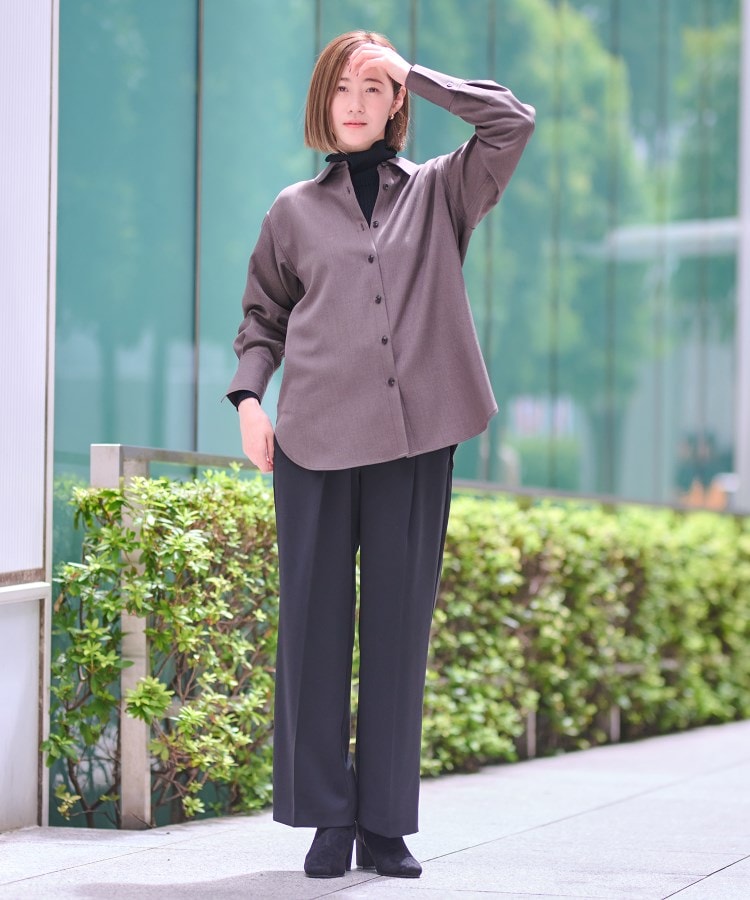 アンカーウーマン(ANCHOR WOMAN)の【洗える／S～LL】わたしの推しパン【ワイドパンツ／ストレッチ】19