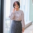 アンカーウーマン(ANCHOR WOMAN)の【洗える／S～LL】【セット価格】プリーツブラウス＆テーパードパンツ2点セット【通勤／セレモニー／入卒】24