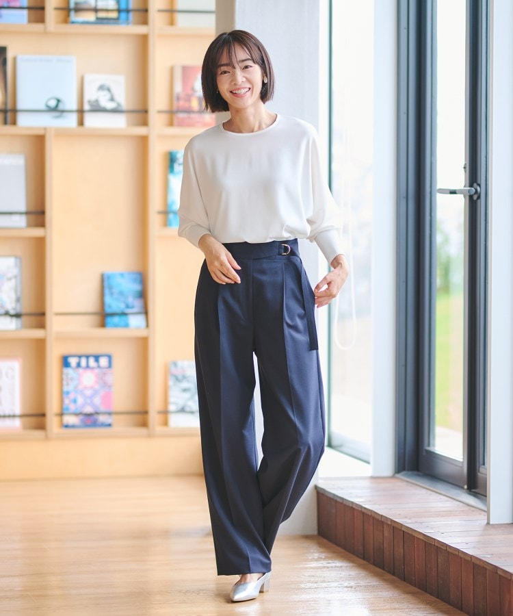 アンカーウーマン(ANCHOR WOMAN)の【洗える】ドルマンスリーブブラウス長袖30