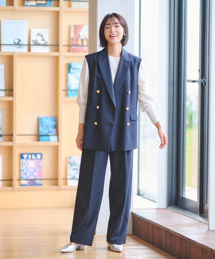 アンカーウーマン(ANCHOR WOMAN)の【洗える】ドルマンスリーブブラウス長袖15
