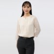 アンカーウーマン(ANCHOR WOMAN)の【洗える／S～LL】ゴールドパーツブラウス7分袖19