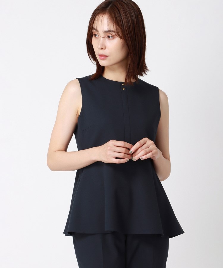 アンカーウーマン(ANCHOR WOMAN)の【洗える】ノースリーブペプラムブラウス13
