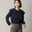 アンカーウーマン(ANCHOR WOMAN)の【洗える】ソフトジョーゼットビッグフリルカラーブラウス2