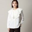 アンカーウーマン(ANCHOR WOMAN)の【洗える】ソフトジョーゼットビッグフリルカラーブラウス14