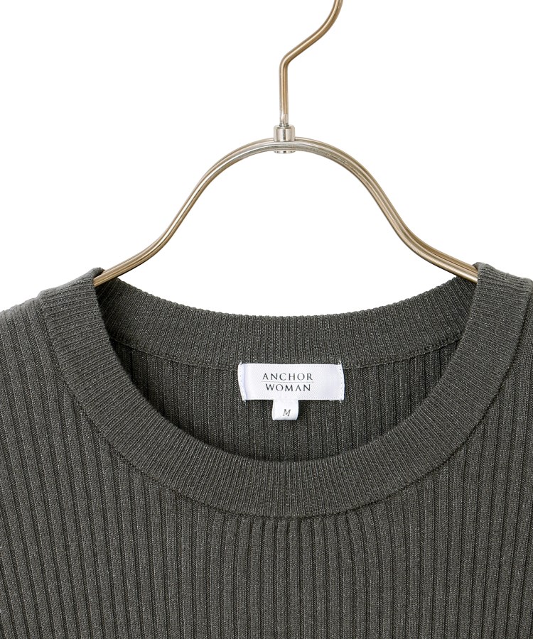 アンカーウーマン(ANCHOR WOMAN)の【S～LL／洗える】クルーネックニットプルオーバー【長袖】15