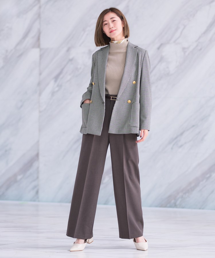 アンカーウーマン(ANCHOR WOMAN)の【S～L／吸湿発熱／静電気抑制】ハイネックプルオーバー【袖スリット】18