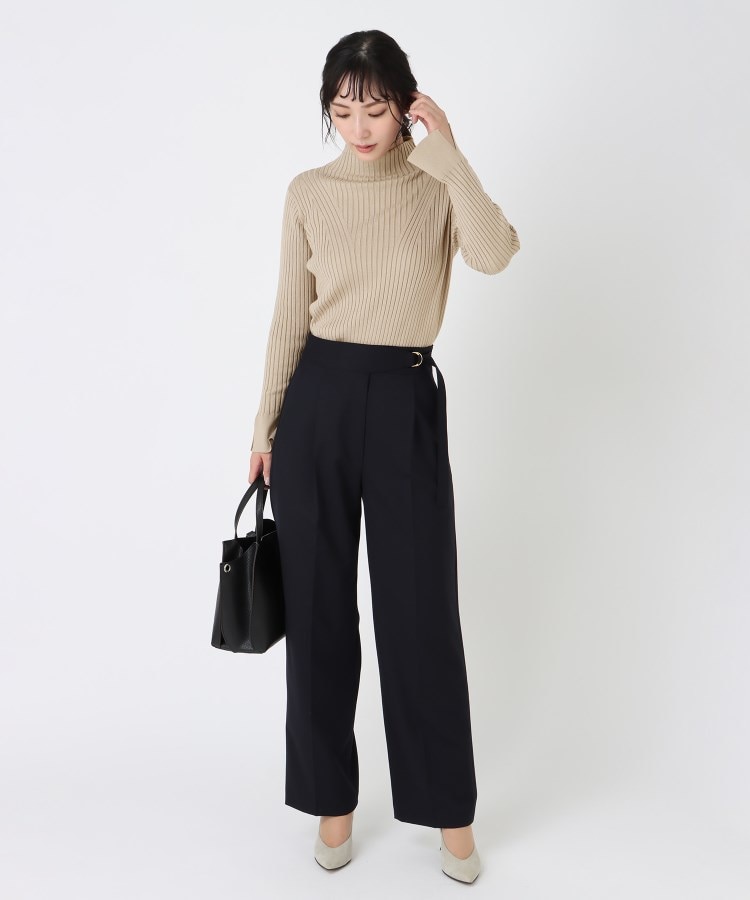 アンカーウーマン(ANCHOR WOMAN)の【S～L／吸湿発熱／静電気抑制】ハイネックプルオーバー【袖スリット】25