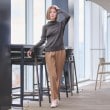 アンカーウーマン(ANCHOR WOMAN)の【S～L／吸湿発熱／静電気抑制】ハイネックプルオーバー【袖スリット】2