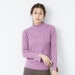 アンカーウーマン(ANCHOR WOMAN)の【S～L／吸湿発熱／静電気抑制】ハイネックプルオーバー【袖スリット】 ピンク(071)