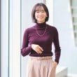 アンカーウーマン(ANCHOR WOMAN)の【S～LL／毛玉になりにくい／静電気抑制】リブタートルネックプルオーバー43