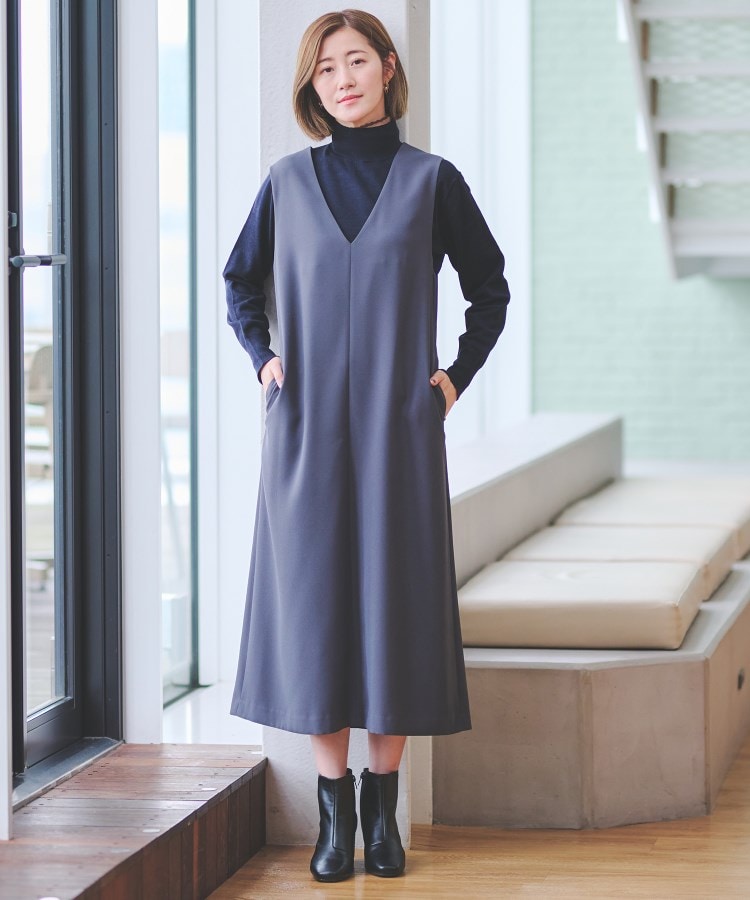 アンカーウーマン(ANCHOR WOMAN)の【S～LL／吸湿発熱／静電気抑制】ハイネックプルオーバー20
