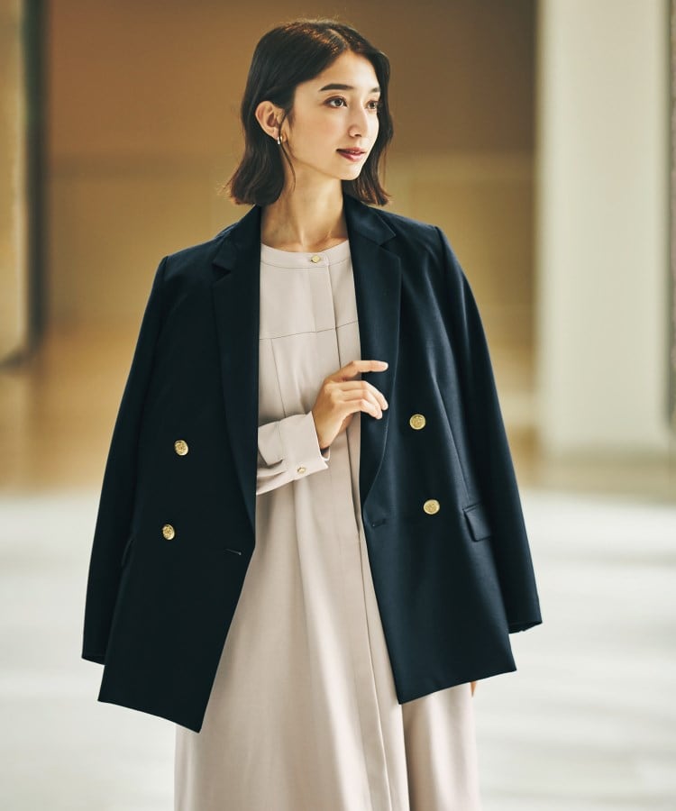 アンカーウーマン(ANCHOR WOMAN)の【洗える】ベルト付きフレアワンピース13