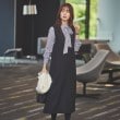 アンカーウーマン(ANCHOR WOMAN)の【洗える】ジャンパースカート ブラック(019)