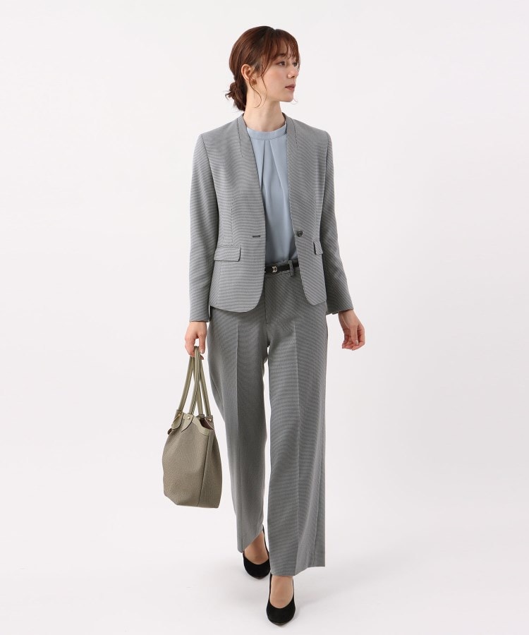 アンカーウーマン(ANCHOR WOMAN)の【洗える／XS～6L】ワイドパンツ【裾上げ済／ストレッチ／セットアップ着用可】28
