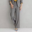 アンカーウーマン(ANCHOR WOMAN)の【洗える／XS～6L】ワイドパンツ【裾上げ済／ストレッチ／セットアップ着用可】 グレー(012)