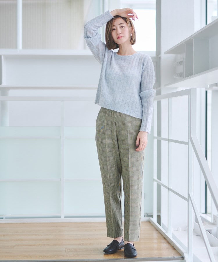 アンカーウーマン(ANCHOR WOMAN)の【洗える／S～LL】わたしの推しパン【テーパードパンツ／9分丈／裾上げ済み】38