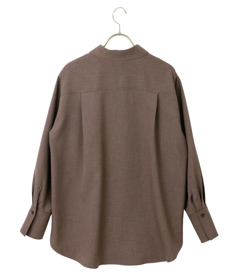 アンカーウーマン(ANCHOR WOMAN)の【洗える／ストレッチ】レギュラーカラーシャツブラウス【長袖】【セットアップ着用可】7