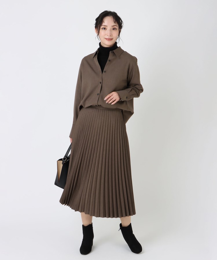 アンカーウーマン(ANCHOR WOMAN)の【洗える／ストレッチ】レギュラーカラーシャツブラウス【長袖】【セットアップ着用可】16