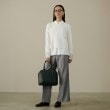 アンカーウーマン(ANCHOR WOMAN)の【洗える】シャツカラーギャザーブラウス【長袖】18