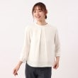 アンカーウーマン(ANCHOR WOMAN)の【洗える／XS～3L】ハイネックタックブラウス9分袖【透け防止／防シワ】11