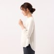 アンカーウーマン(ANCHOR WOMAN)の【洗える／XS～3L】ハイネックタックブラウス9分袖【透け防止／防シワ】13
