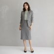 アンカーウーマン(ANCHOR WOMAN)の【洗える／XS～3L】ハイネックタックブラウス9分袖【透け防止／防シワ】36