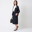 アンカーウーマン(ANCHOR WOMAN)の【セットアップ可／洗える】PEジョーゼット Vカラージャケット25