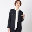 アンカーウーマン(ANCHOR WOMAN)の【セットアップ可／洗える】ツイード ノーカラーフリンジジャケット14