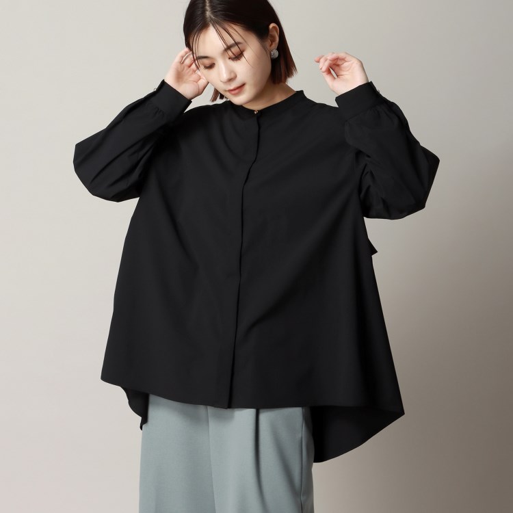 アンカーウーマン(ANCHOR WOMAN)の【洗える】タイプライター バックフレアブラウス シャツ・ブラウス